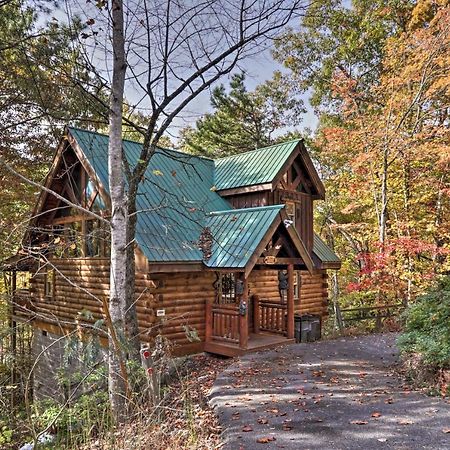 Smoky Mountain Log Cabin 7 Mi To Gatlinburg! เซอเวียร์วีล ภายนอก รูปภาพ