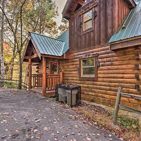 Smoky Mountain Log Cabin 7 Mi To Gatlinburg! เซอเวียร์วีล ภายนอก รูปภาพ