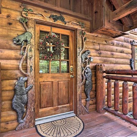Smoky Mountain Log Cabin 7 Mi To Gatlinburg! เซอเวียร์วีล ภายนอก รูปภาพ