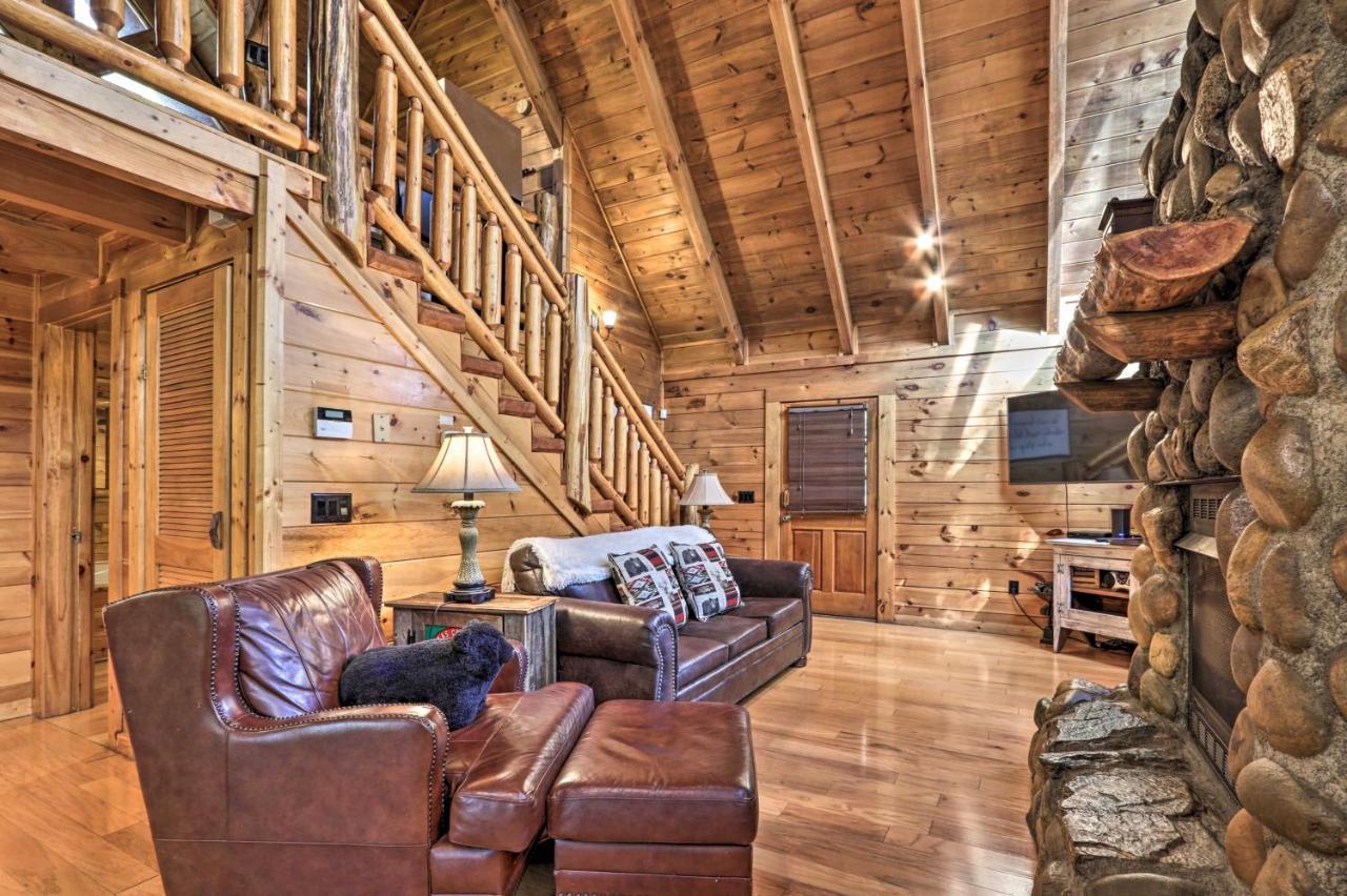 Smoky Mountain Log Cabin 7 Mi To Gatlinburg! เซอเวียร์วีล ภายนอก รูปภาพ