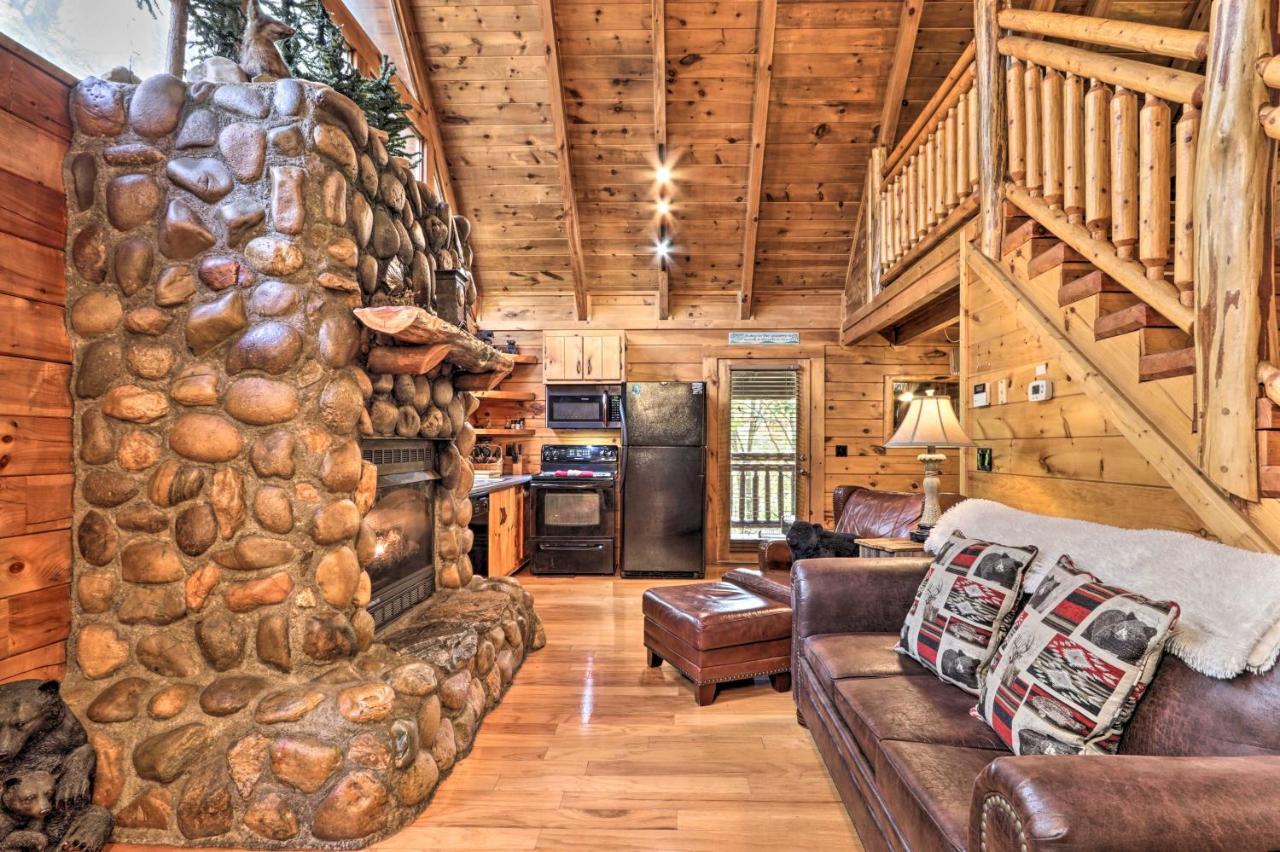 Smoky Mountain Log Cabin 7 Mi To Gatlinburg! เซอเวียร์วีล ภายนอก รูปภาพ
