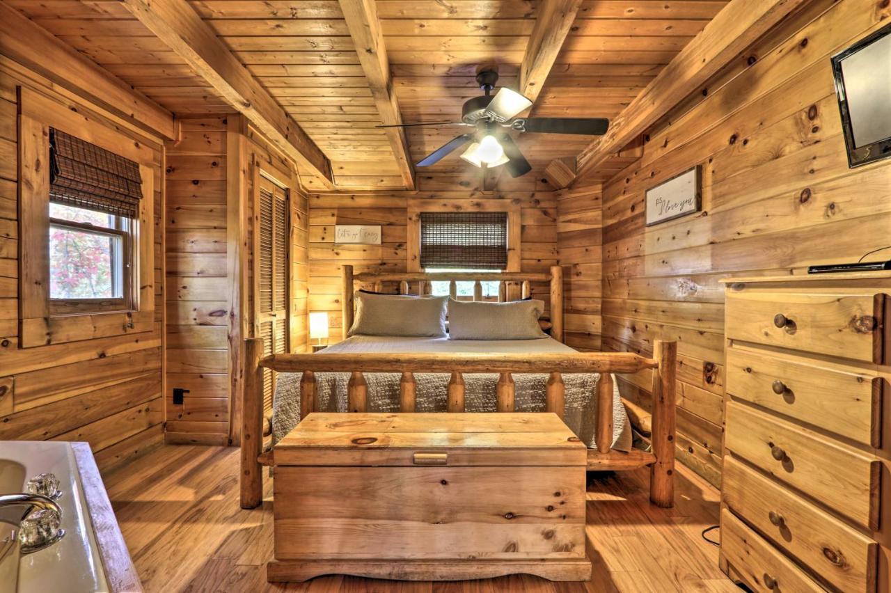 Smoky Mountain Log Cabin 7 Mi To Gatlinburg! เซอเวียร์วีล ภายนอก รูปภาพ