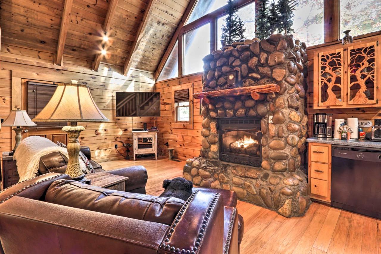 Smoky Mountain Log Cabin 7 Mi To Gatlinburg! เซอเวียร์วีล ภายนอก รูปภาพ