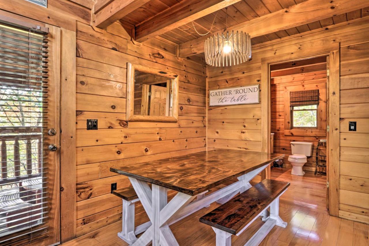Smoky Mountain Log Cabin 7 Mi To Gatlinburg! เซอเวียร์วีล ภายนอก รูปภาพ