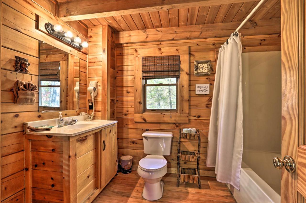 Smoky Mountain Log Cabin 7 Mi To Gatlinburg! เซอเวียร์วีล ภายนอก รูปภาพ