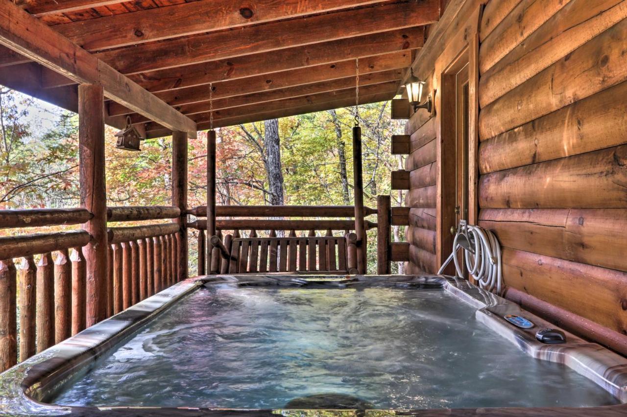 Smoky Mountain Log Cabin 7 Mi To Gatlinburg! เซอเวียร์วีล ภายนอก รูปภาพ