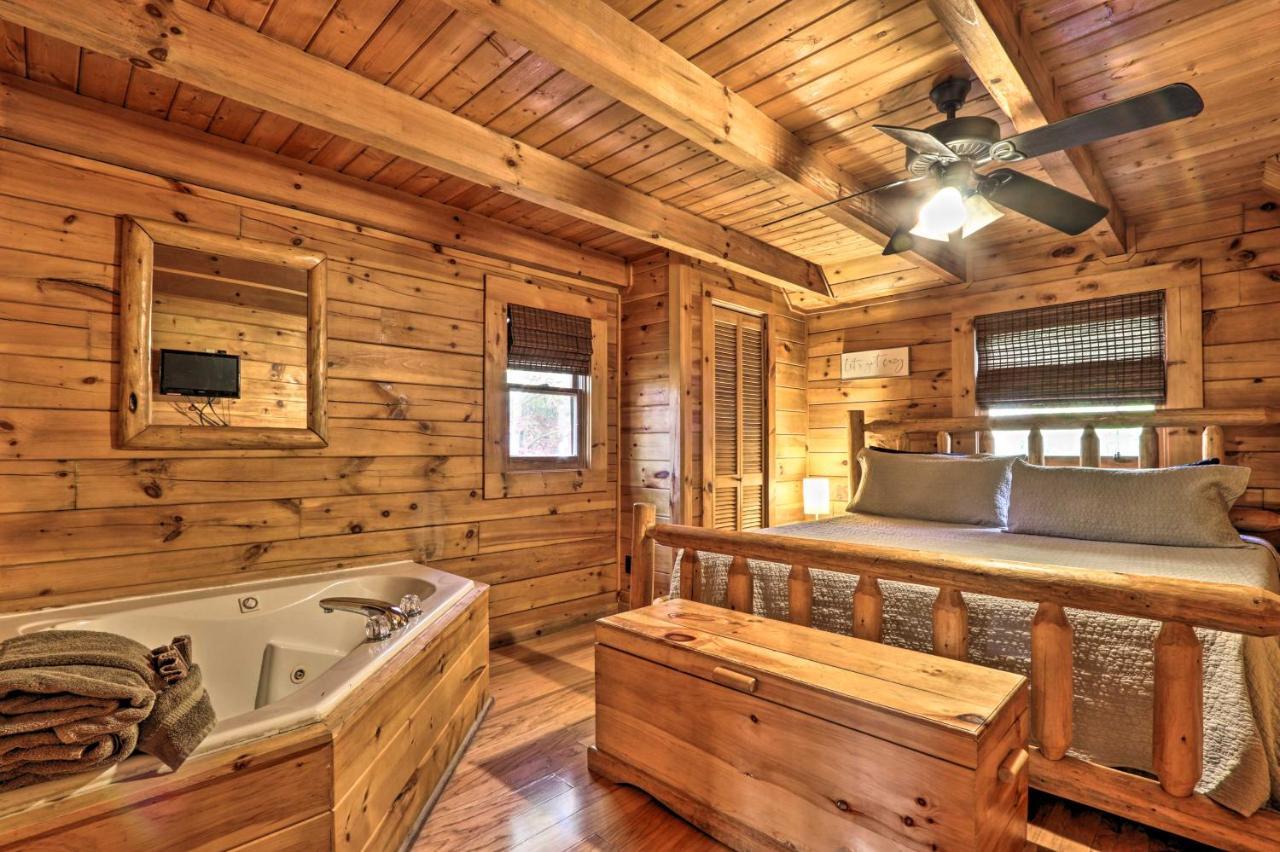 Smoky Mountain Log Cabin 7 Mi To Gatlinburg! เซอเวียร์วีล ภายนอก รูปภาพ