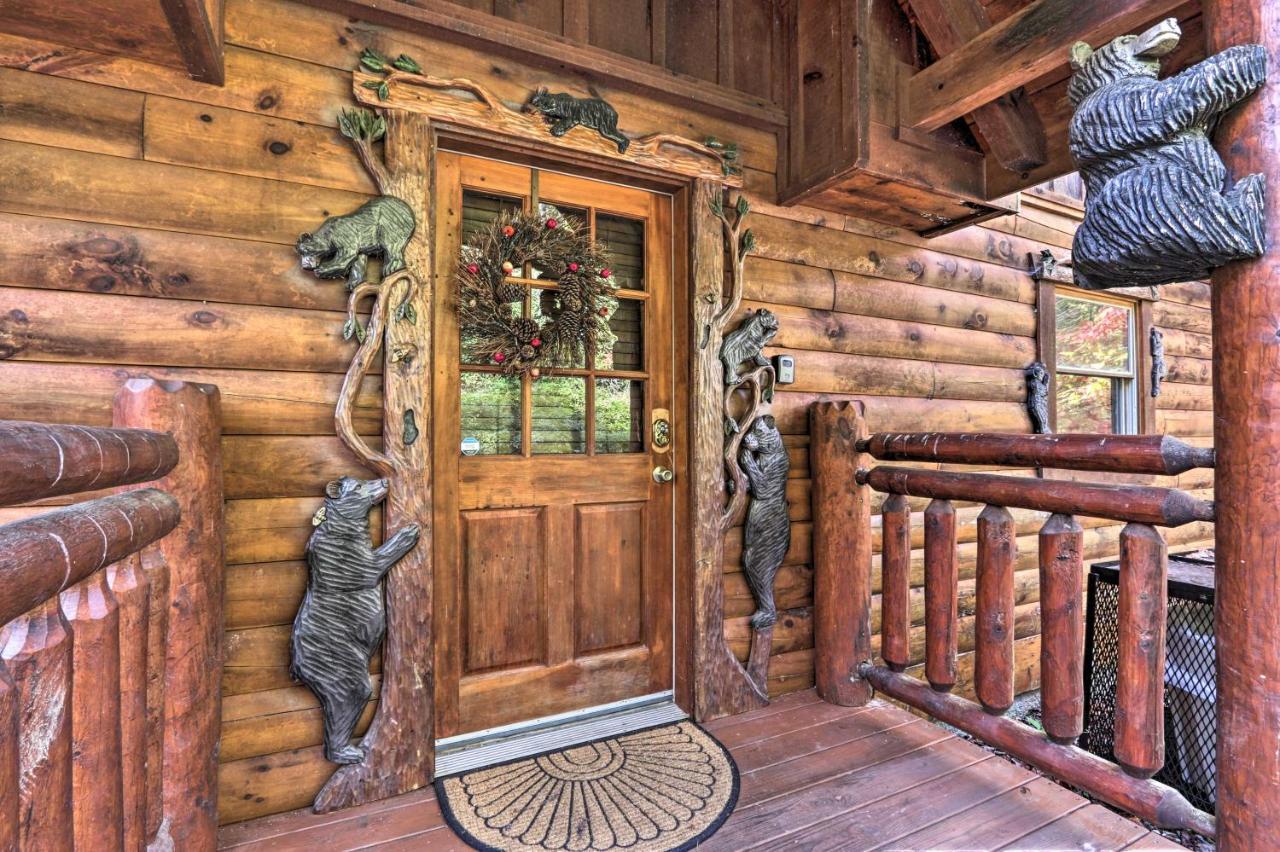 Smoky Mountain Log Cabin 7 Mi To Gatlinburg! เซอเวียร์วีล ภายนอก รูปภาพ
