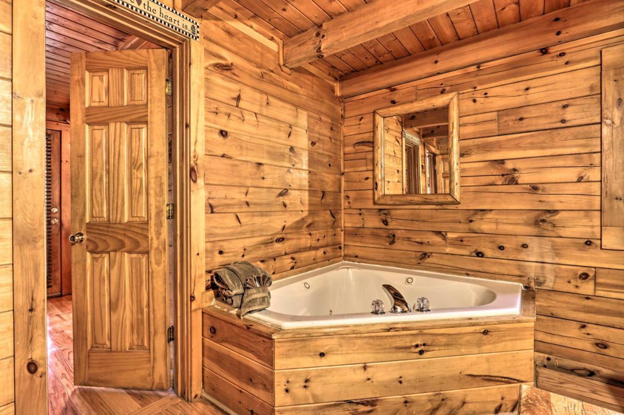Smoky Mountain Log Cabin 7 Mi To Gatlinburg! เซอเวียร์วีล ภายนอก รูปภาพ